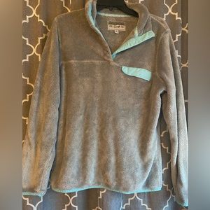Grey and blue soft pullover size M